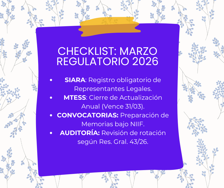 Check list cumplimiento MARZO 2026